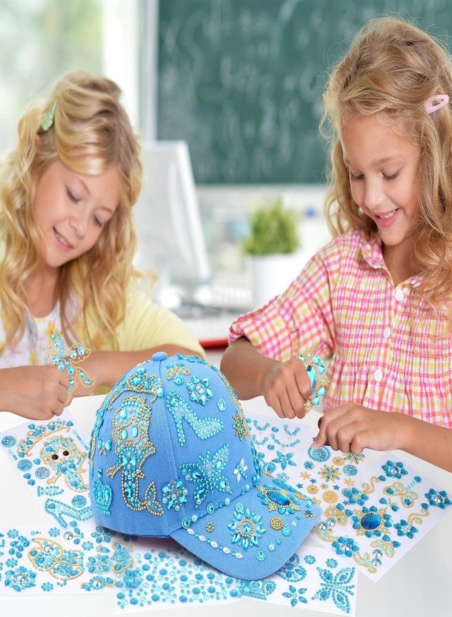 Coosilion Valentines Day Gifts for Girls 4 5 6 7 8 9 10 12 Years Old-Decorate Your Own Baseball Cap with Cute Stickers, Arts & Crafts for Kids 4-12+, DIY Birthday Easter Gifts & Back to School Supplies - Image 2